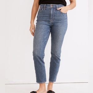 Madewell The Perfect Vintage Jean in FinneyWash Crop Relaxed High Rise Size 26